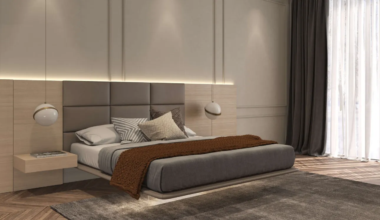 Letto con boiserie Dama di Presotto