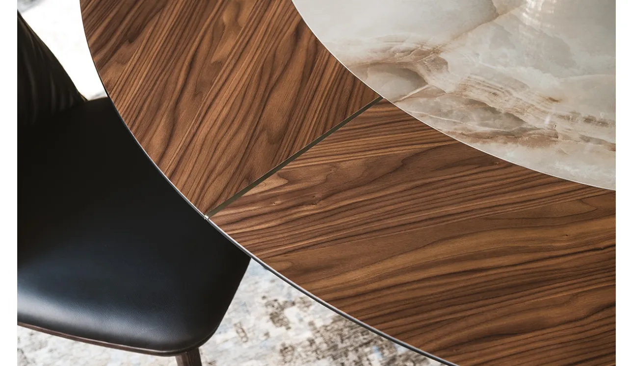 Tavolo Planer Ker-Wood Round di Cattelan Italia