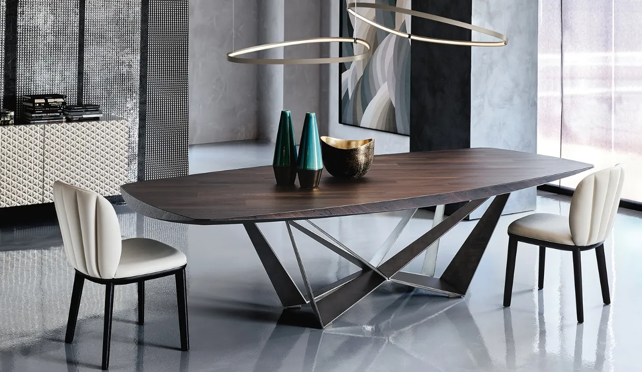 Tavolo in legno Skorpio Wood di Cattelan Italia